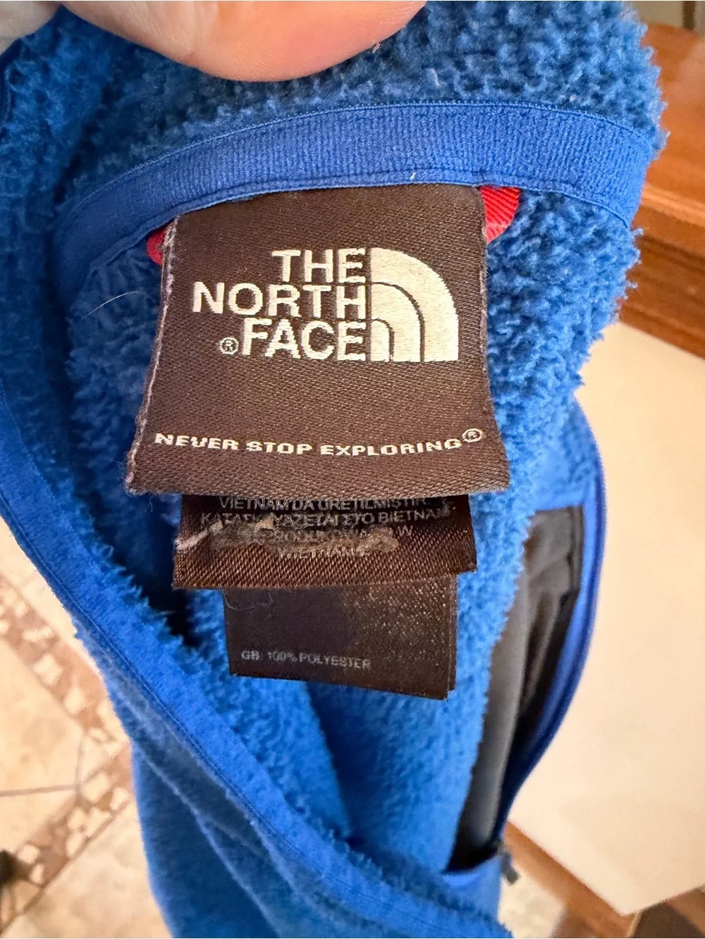 The North Face 1/4 Zip Fleece Pullover Men’s XL Blue